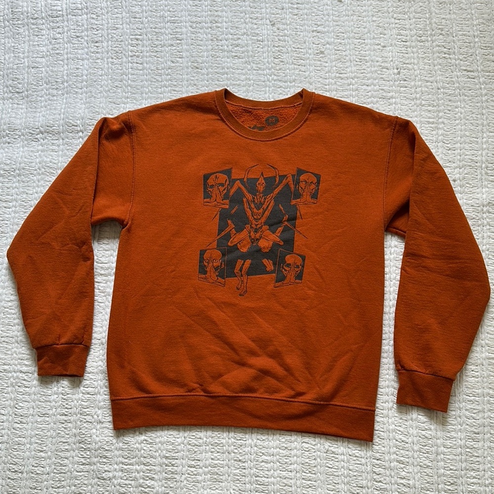 KZ Orange Graphic Men's Sweater